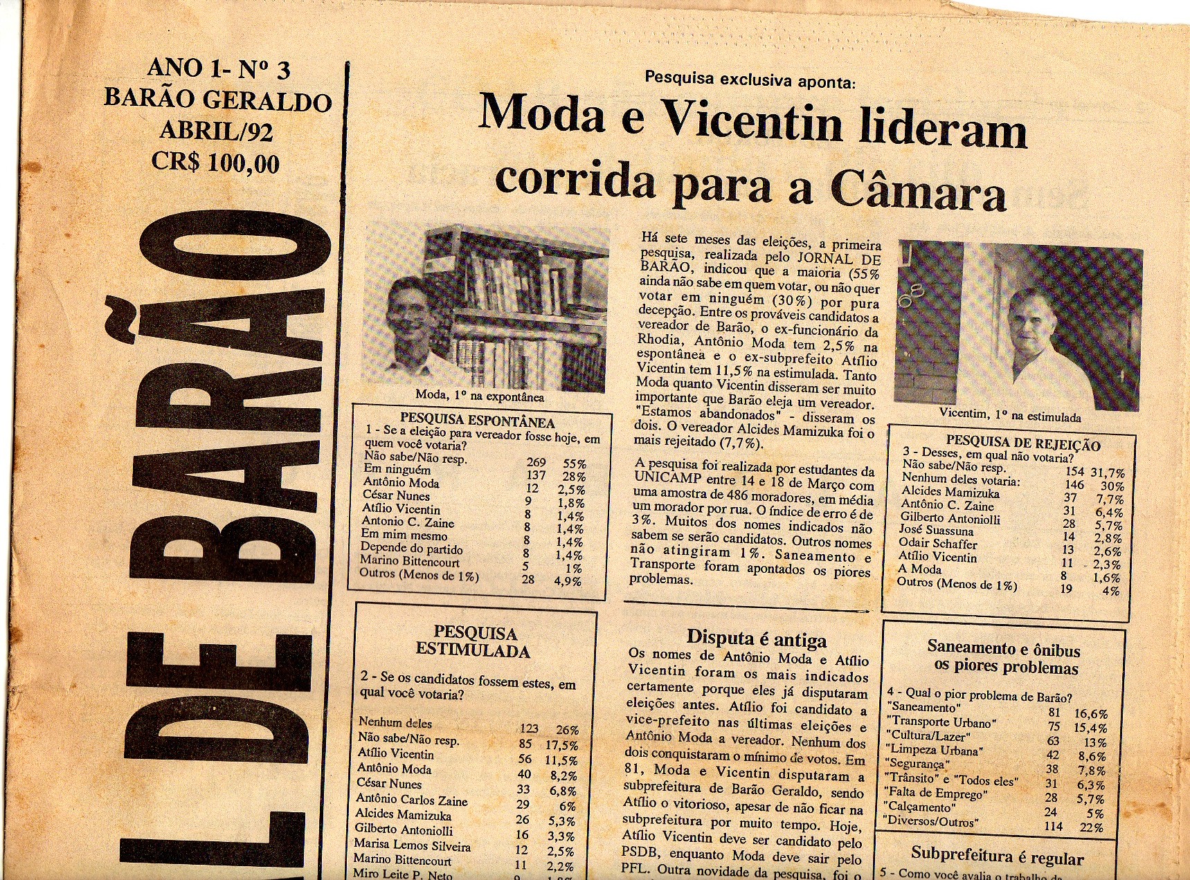 Jornal de Barão completa 8 anos online buscando parceiros