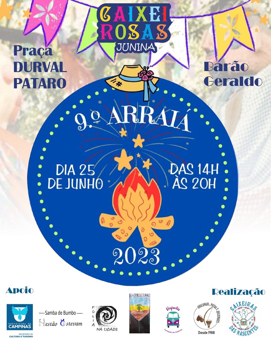 Caixeirosas apresentam seu 9º “Arraiá”neste domingo