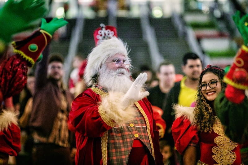 Shopping “Parque Dom Pedro” recebe Papai Noel com espetáculo musical no próximo dia 10