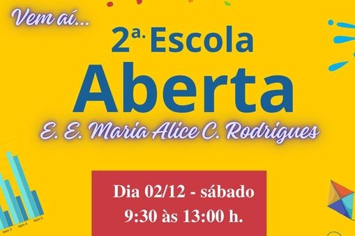 Escola Mª Alice, do Independência realiza 2ª “Escola Aberta” neste sábado homenageando os 70 anos de Barão Geraldo