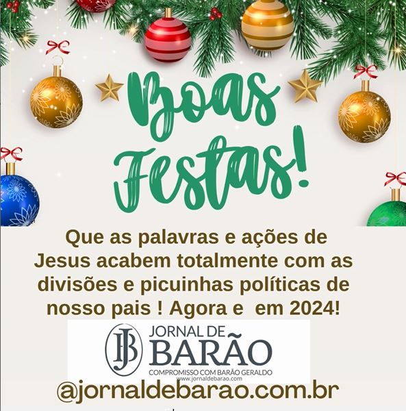 Boas Festas! E feliz 70 anos! (editorial)