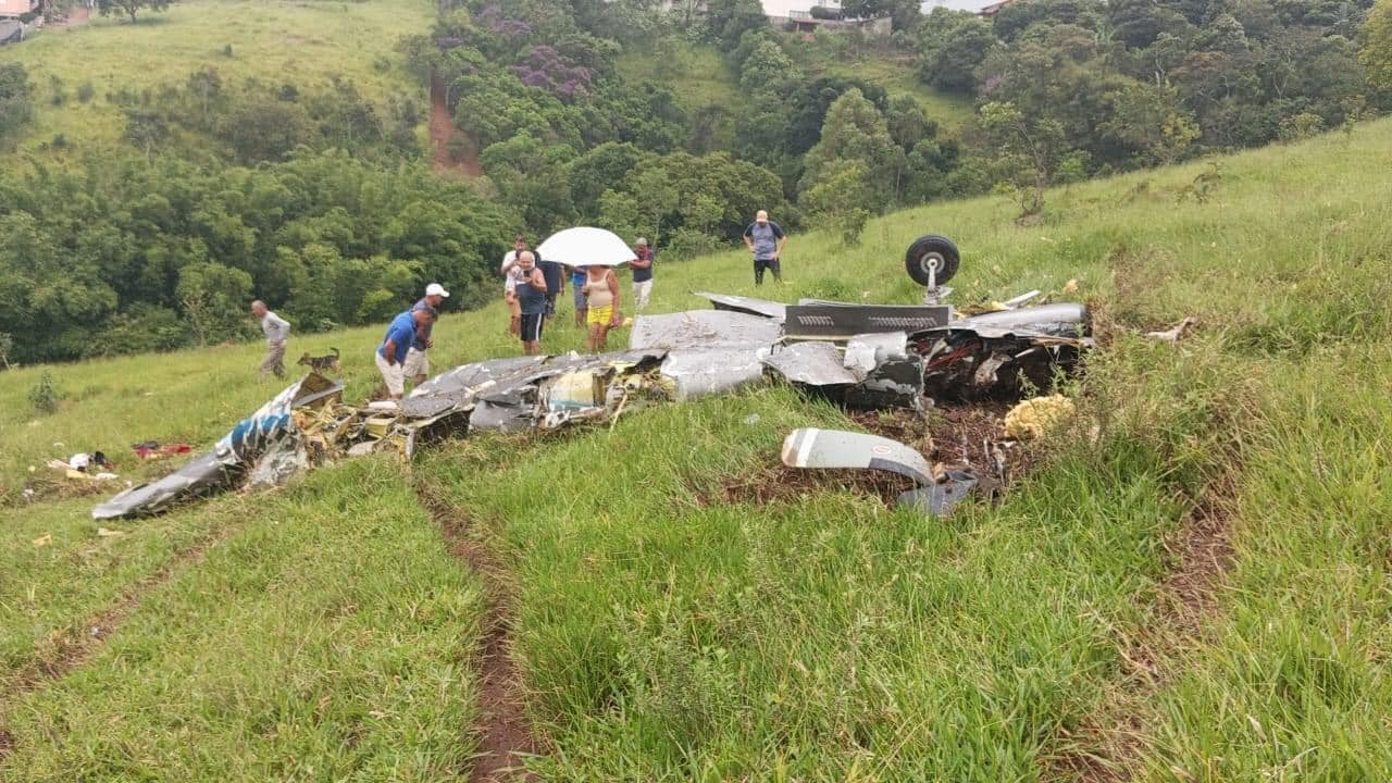 Avião que caiu em Minas  saiu dos Amarais no domingo. 7 morreram