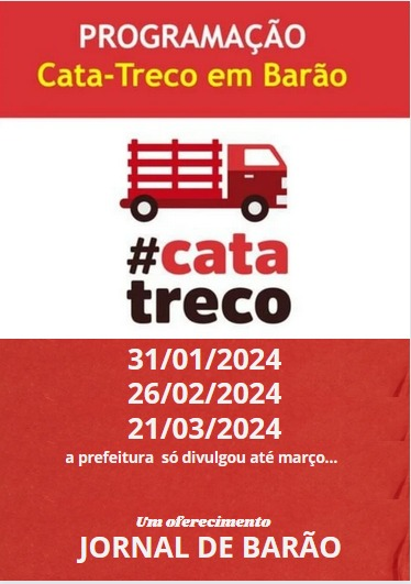 Catatreco nesta quarta  31/1