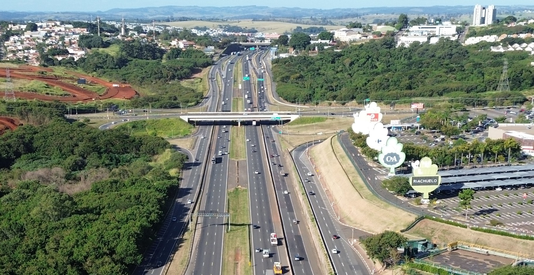 ROTA FAZ OBRAS NOTURNAS NOS TREVOS DO SHOPPING E DE BARÃO NESSA SEMANA ATÉ 5 DA MANHÃ